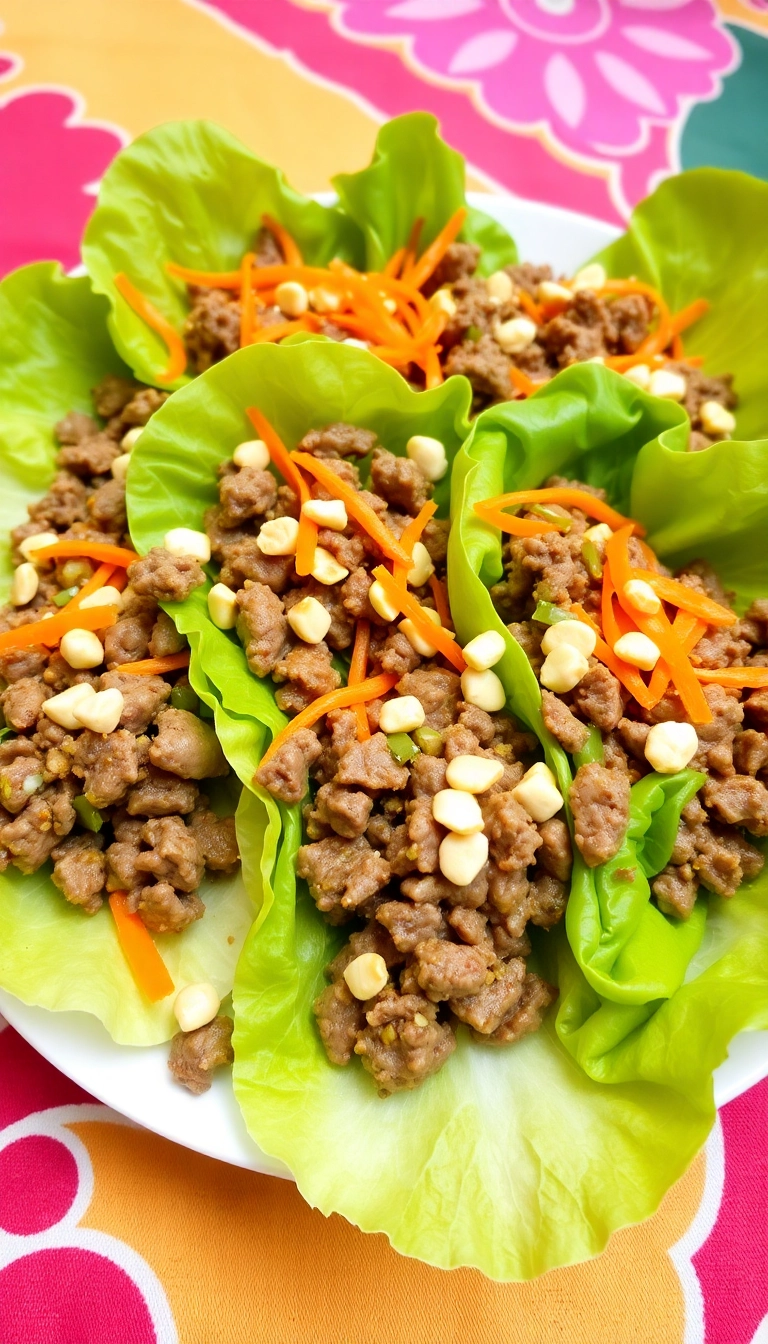 28 Healthy Dinner Recipes You Can Whip Up in 30 Minutes or Less (Try #18 Tonight!) - 11. Thai Beef Lettuce Wraps