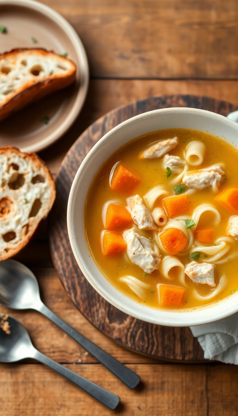 37 Mouthwatering Soup Recipes That Will Warm Your Soul (You Won't Believe #15!) - 1. Classic Chicken Noodle Soup