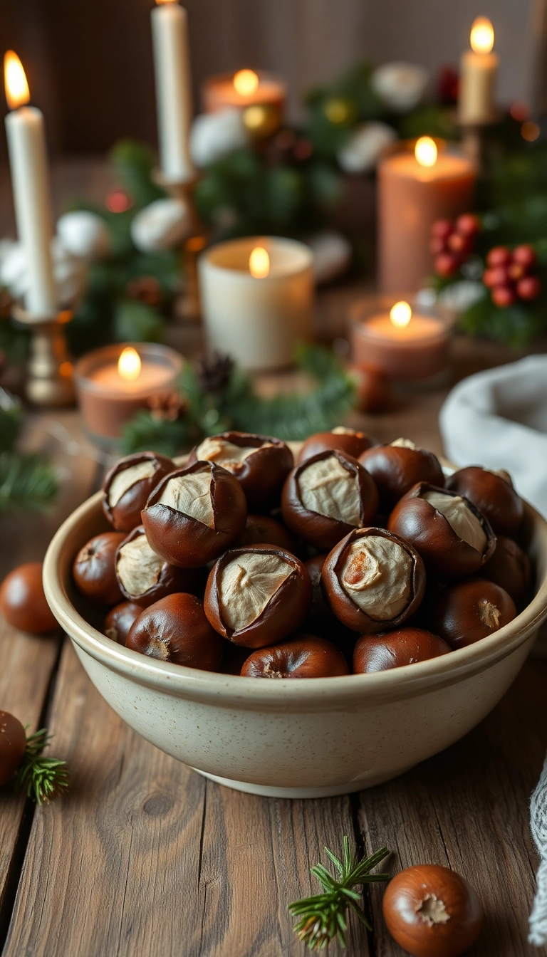 22 Christmas Eve Dinner Ideas That’ll Make You the Star of the Holiday Feast! - 18. Roasted Chestnuts