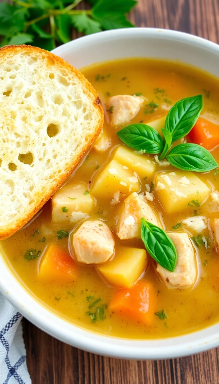 28 Chicken and Potato Soup Ideas That Will Warm Your Soul (You Won't Believe #15!) - Italian Chicken and Potato Soup