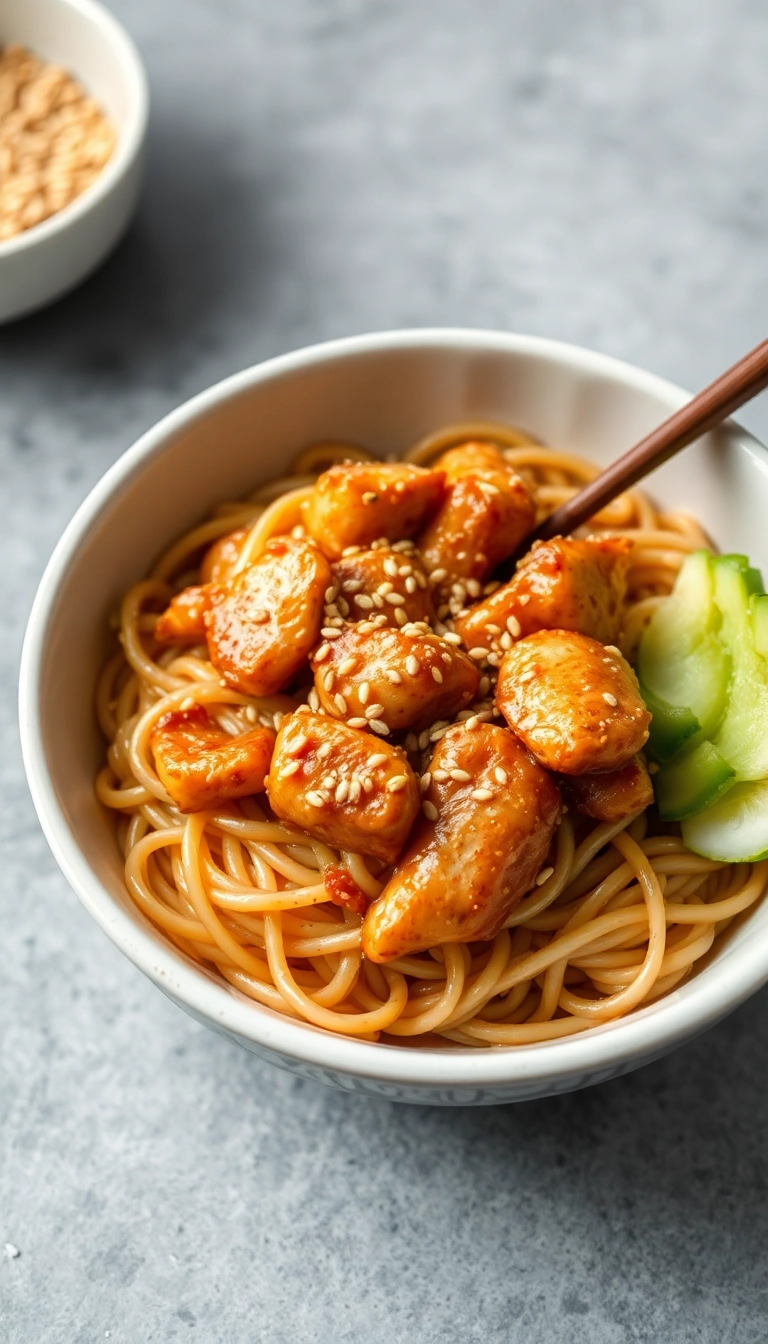 31 Comforting Chicken Yaki Udon Ideas That Will Warm Your Soul! - Sesame Chicken Yaki Udon