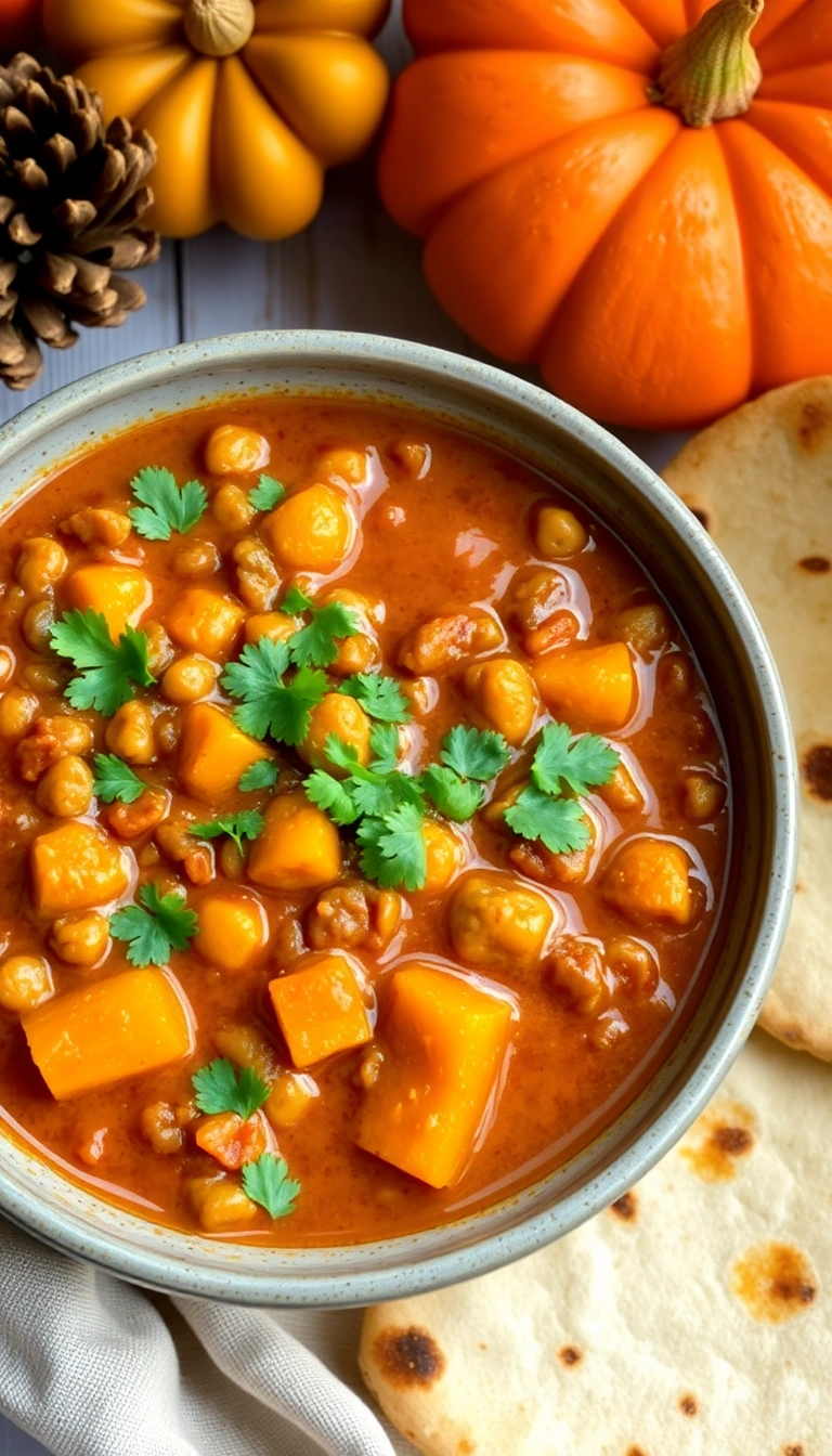 30 Deliciously Cozy Baked Acorn Squash Ideas to Celebrate Fall Flavors! - Curried Acorn Squash Stew