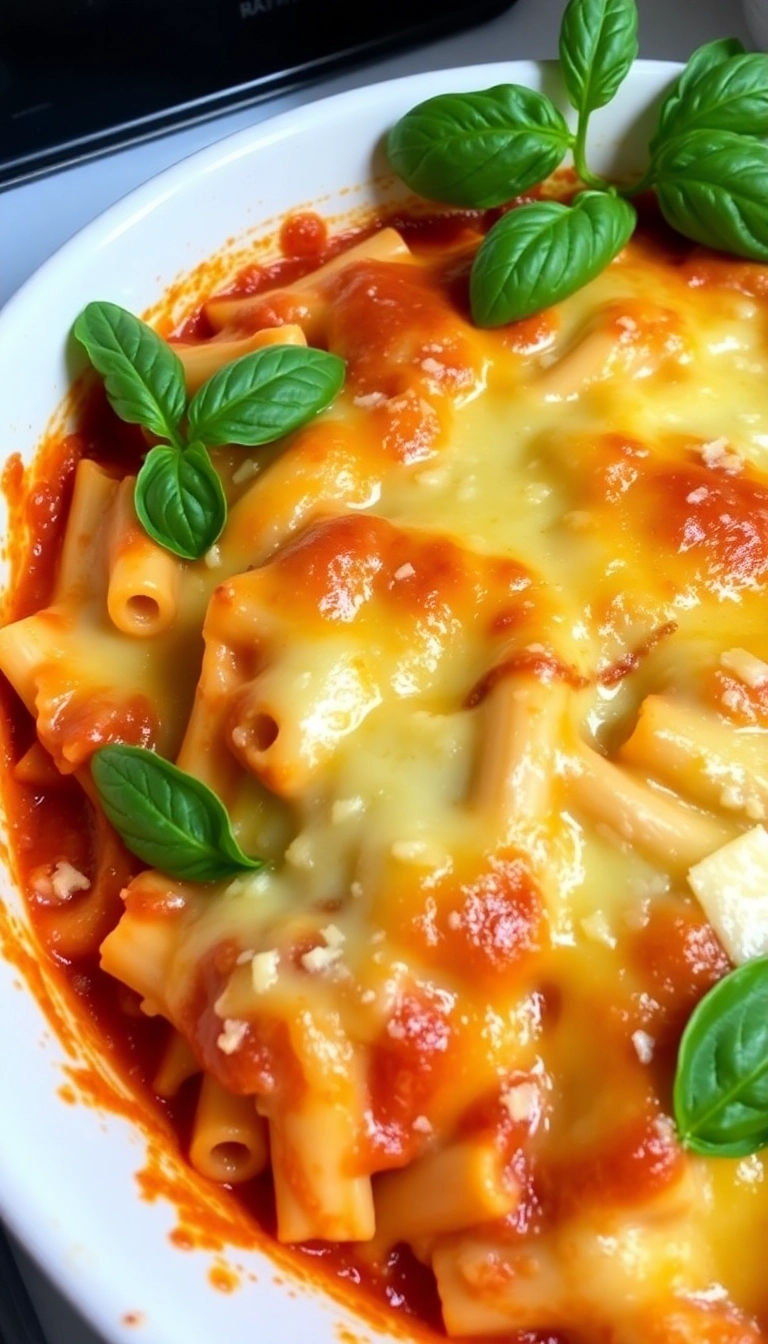 27 Comfort Food Dinner Ideas for the Whole Family (Dinner Just Got Easier!) - 7. Baked Ziti