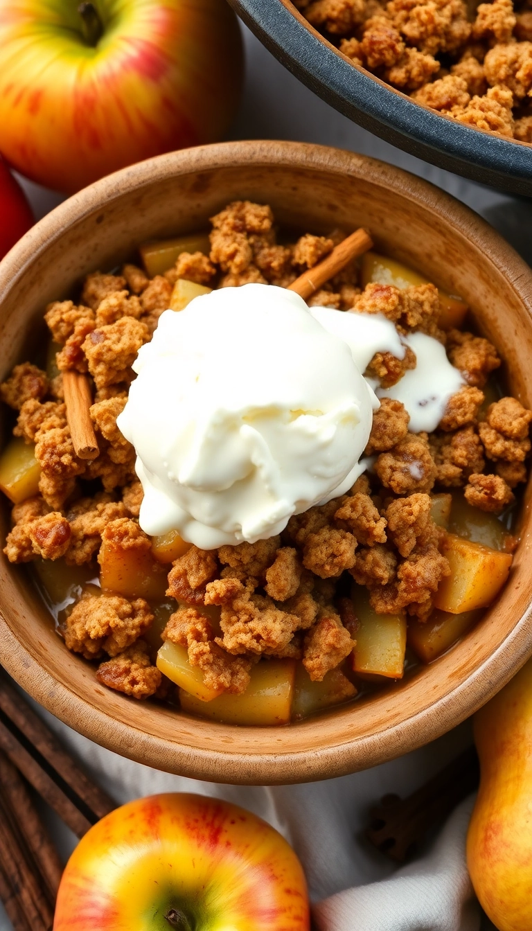 27 Comfort Food Dinner Ideas for the Whole Family (Dinner Just Got Easier!) - 21. Apple Crisp