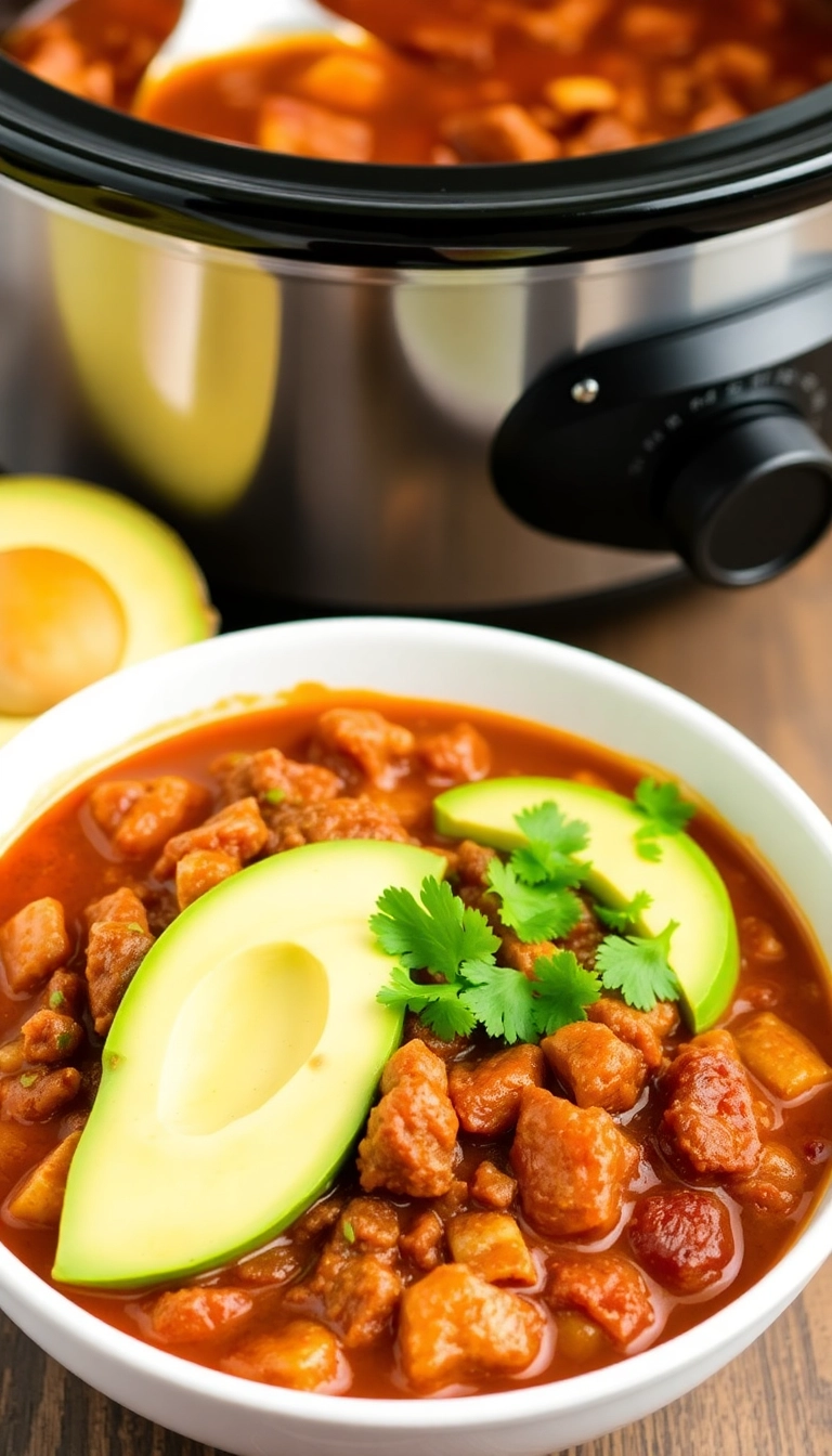 35 Crock Pot Chili Ideas That Will Make Dinner a Breeze Tonight! - Paleo Chili