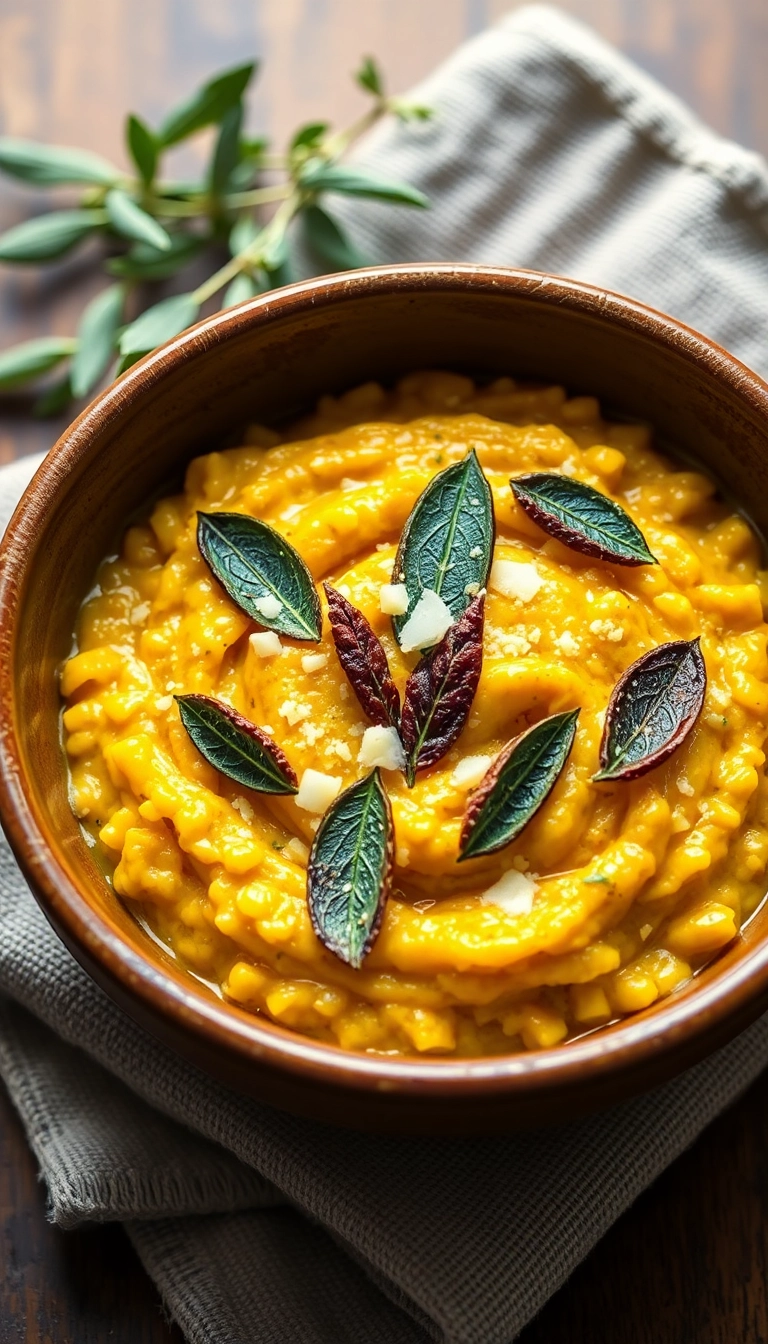 28 Non-Traditional Thanksgiving Dinner Ideas That Will Impress Your Guests! - Pumpkin Risotto