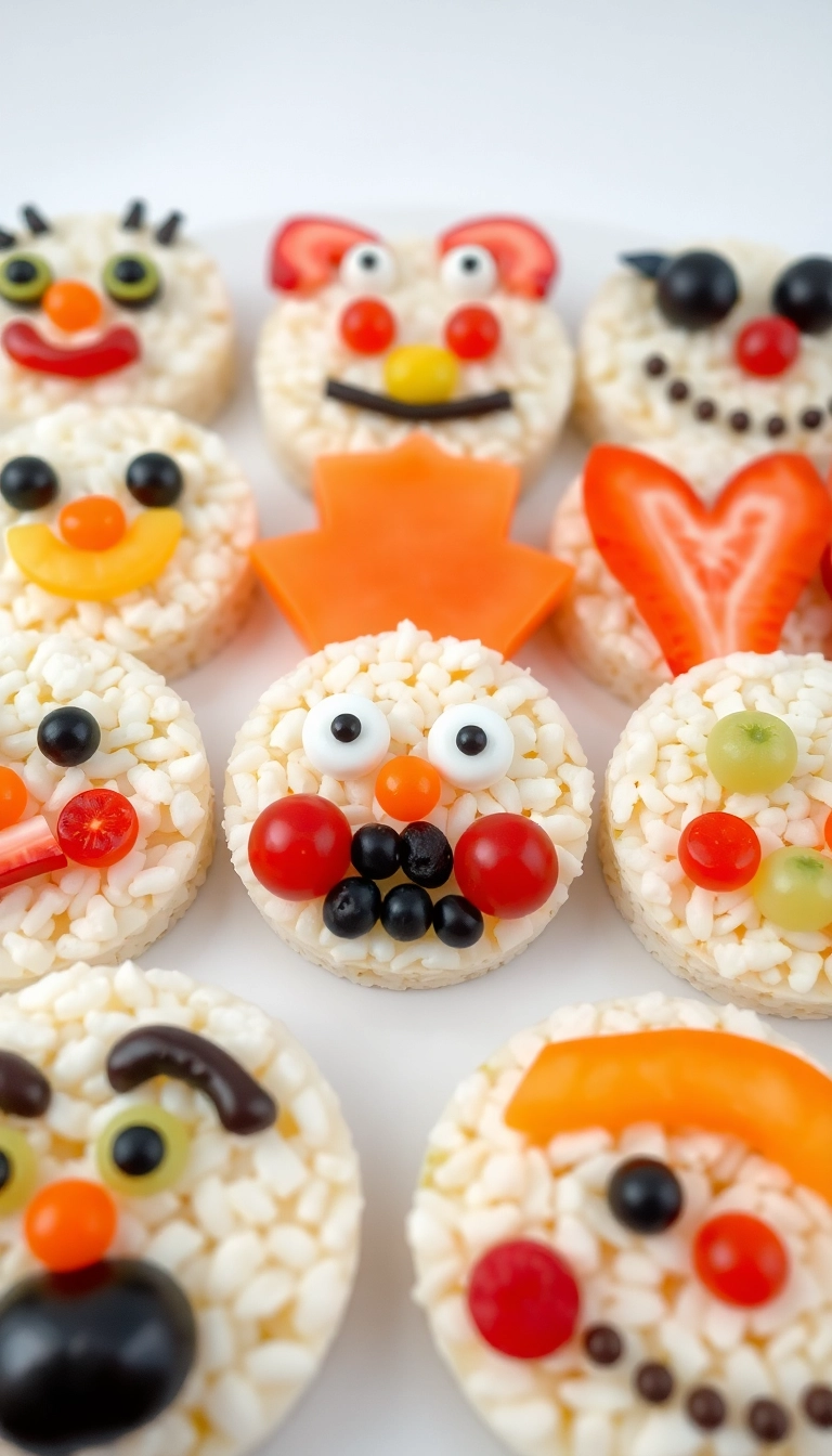 23 Nutritious Toddler Snacks You Can Whip Up in Minutes (Your Kids Will Love #7!) - 11. Rice Cake Faces