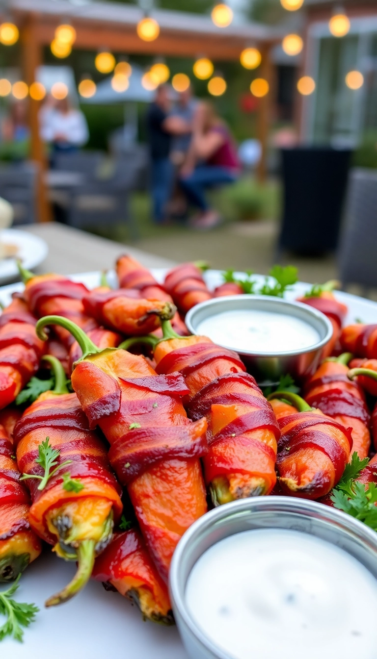 25 Carnivore Snacks Ideas That'll Make Your Taste Buds Dance! - 5. Bacon-Wrapped Jalapeños