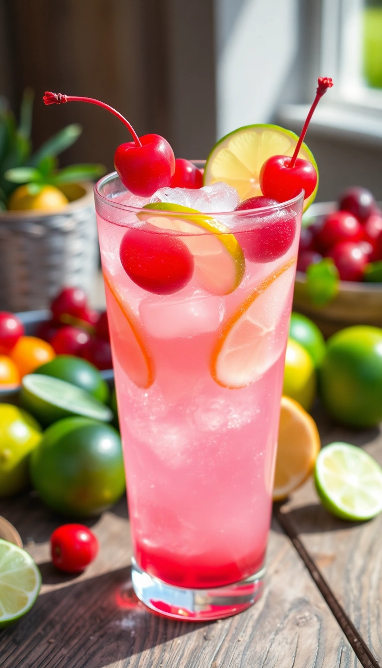 26 Best 7 Brew Drinks Ideas You Can Make at Home (Don’t Miss #1!) - 20. Cherry Limeade