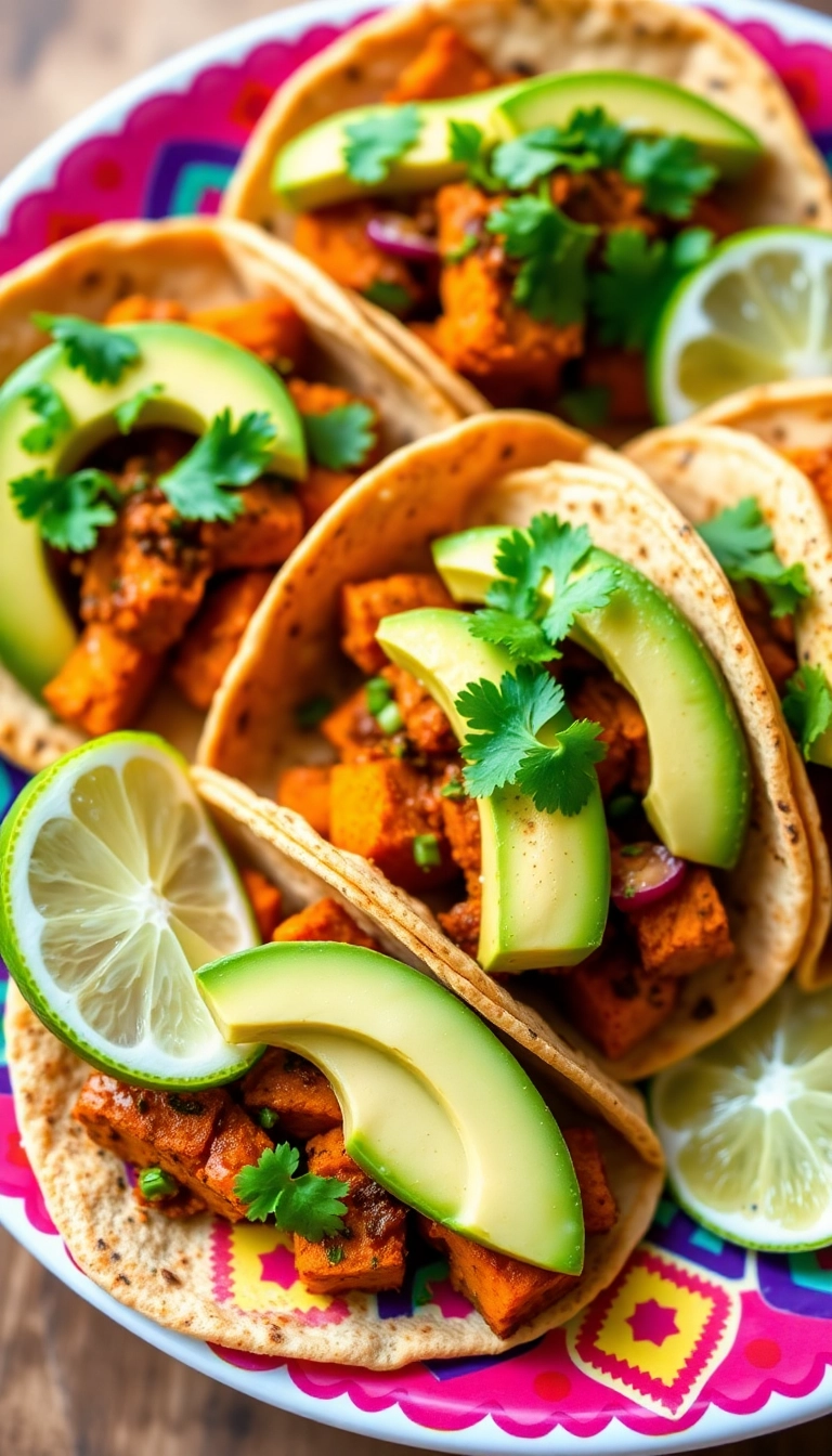 28 Non-Traditional Thanksgiving Dinner Ideas That Will Impress Your Guests! - Spiced Sweet Potato Tacos