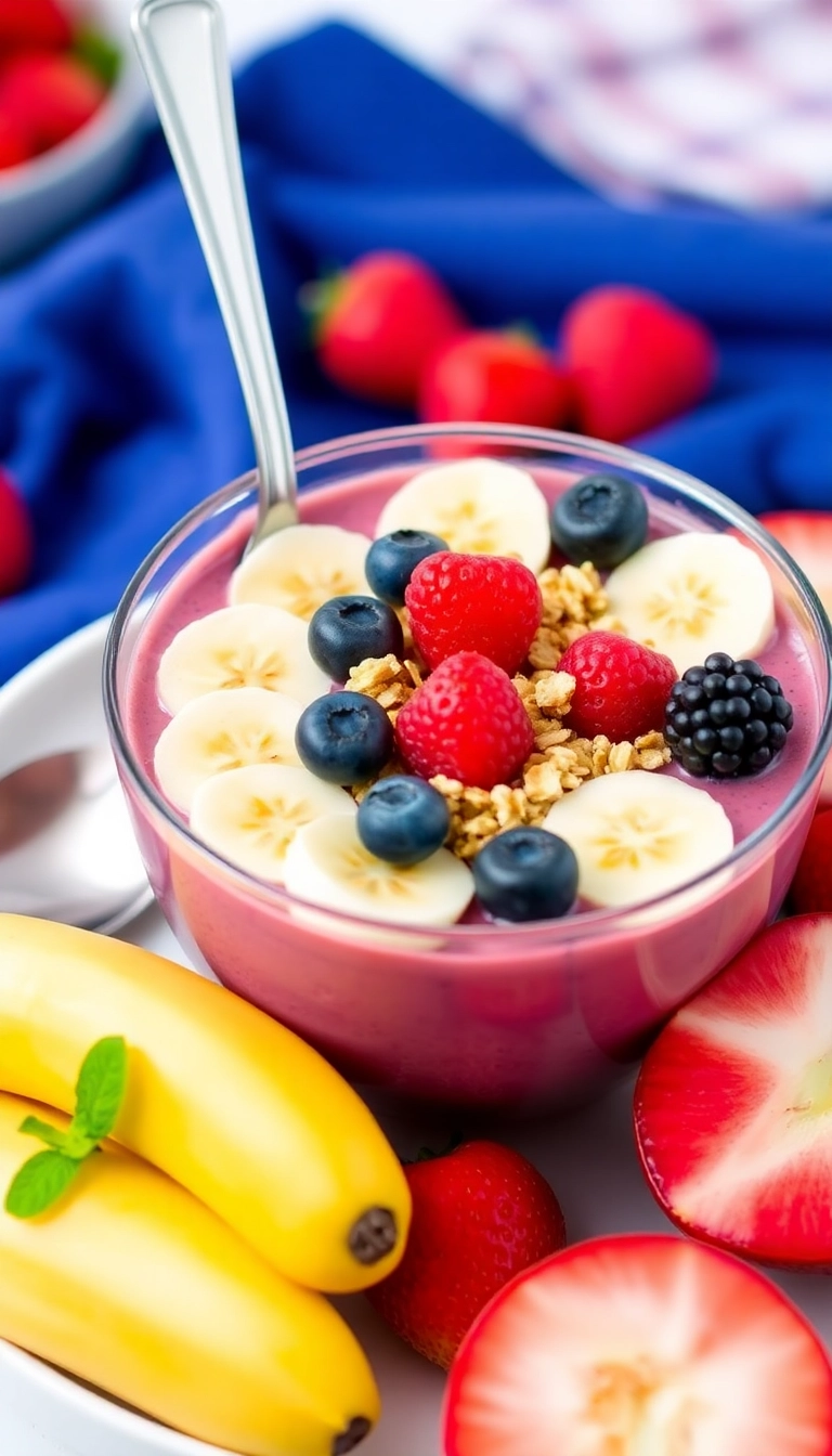 26 Best 7 Brew Drinks Ideas You Can Make at Home (Don’t Miss #1!) - 12. Berry Smoothie Bowl