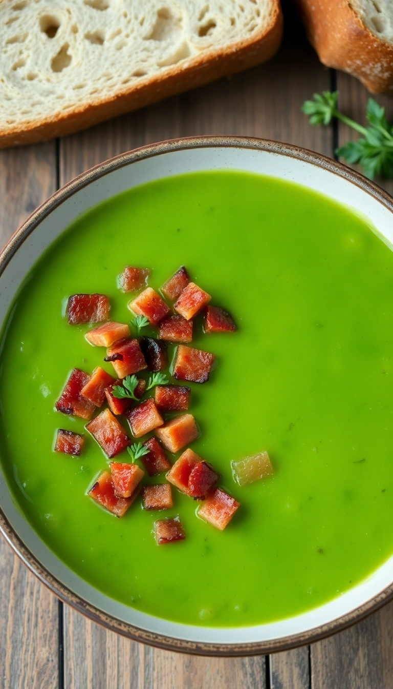 38 Soup Dinner Ideas That Will Warm Your Soul (You Won't Believe #17!) - 18. Split Pea Soup