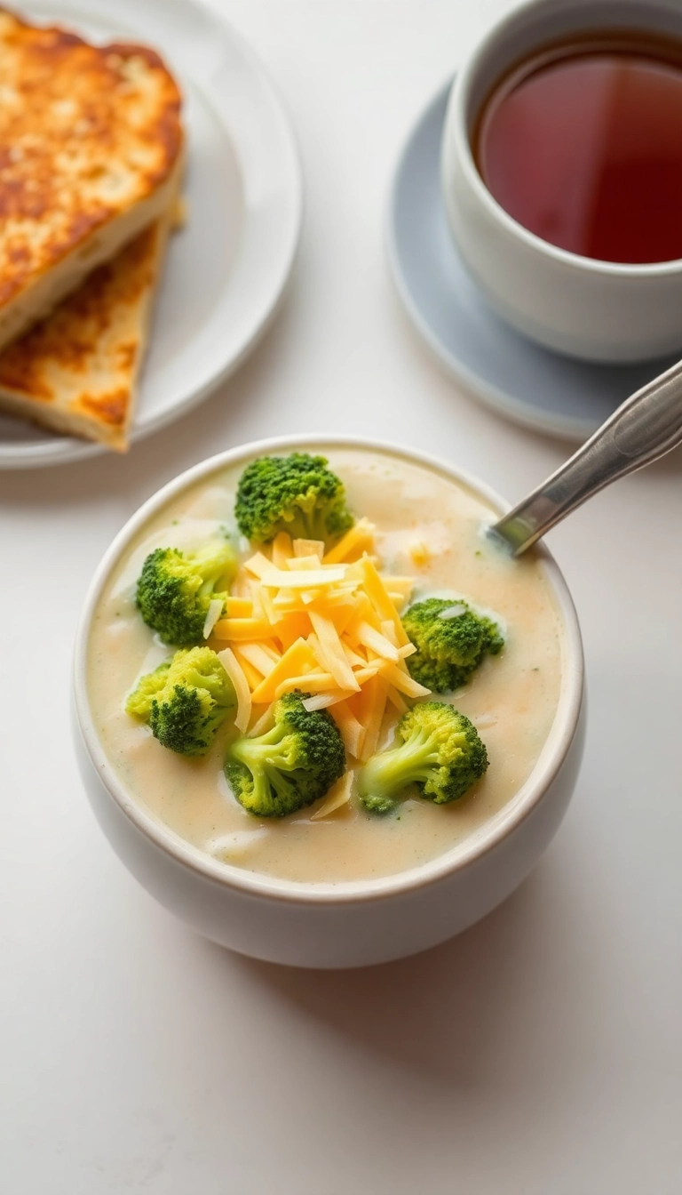 34 Easy Crockpot Soup Ideas That Will Warm Your Soul (You Won't Believe #12!) - 8. Creamy Broccoli Cheddar Soup