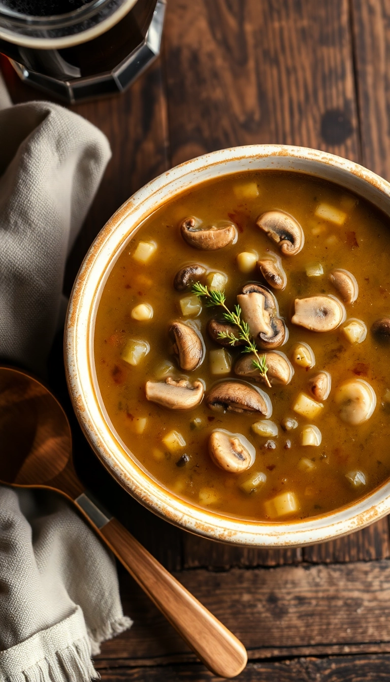 37 Mouthwatering Soup Recipes That Will Warm Your Soul (You Won't Believe #15!) - 14. Mushroom Barley Soup