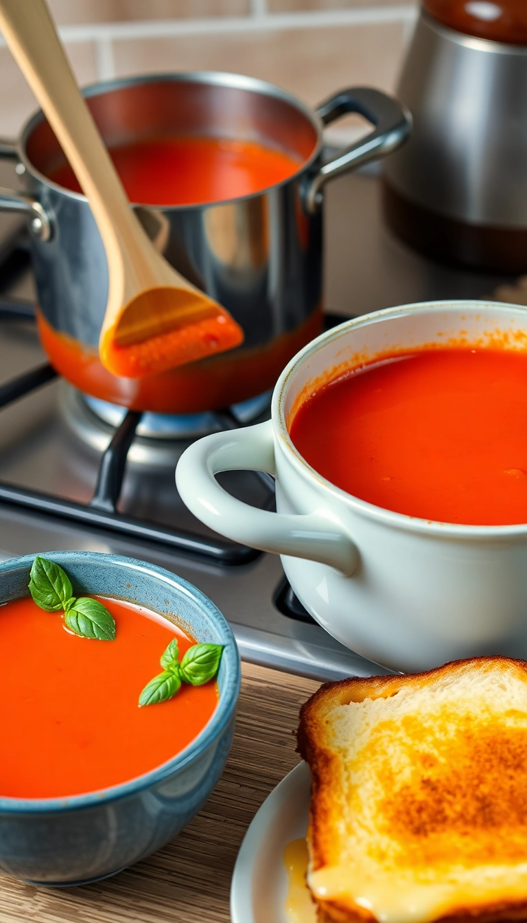 37 Cozy Winter Soup Ideas That'll Warm You Up from the Inside Out! - 1. Classic Tomato Basil Soup