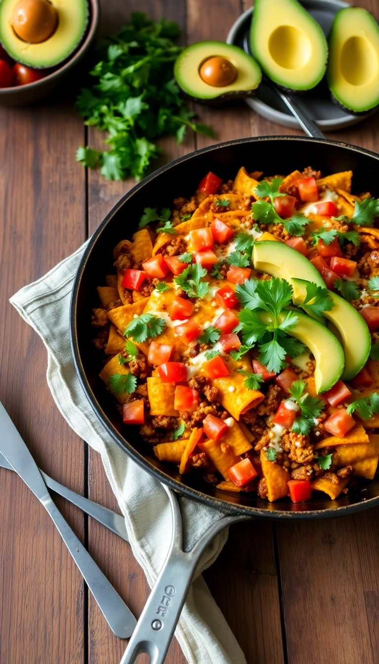 27 Comfort Food Dinner Ideas for the Whole Family (Dinner Just Got Easier!) - 2. One-Pan Taco Bake