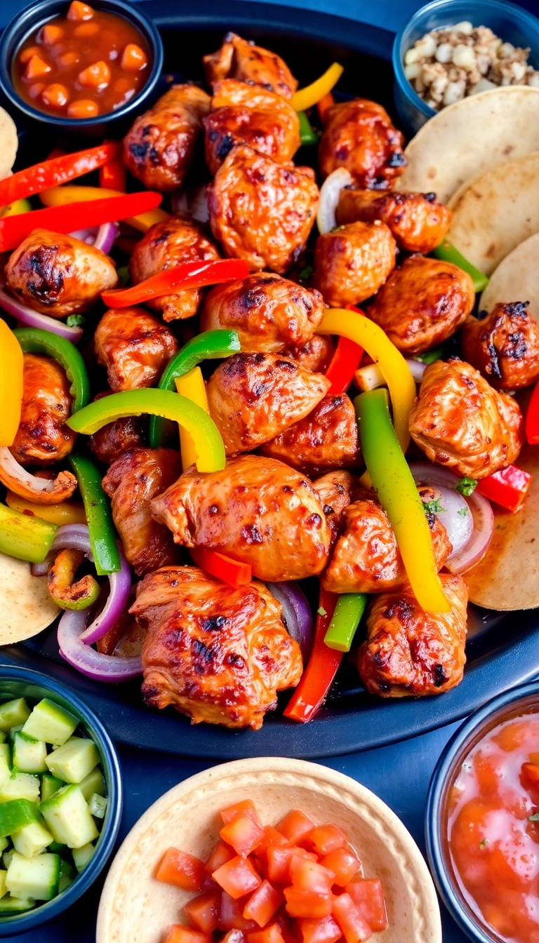 28 Mouthwatering BBQ Chicken Ideas You Can Make at Home (You Won't Believe #14!) - 15. BBQ Chicken Fajitas