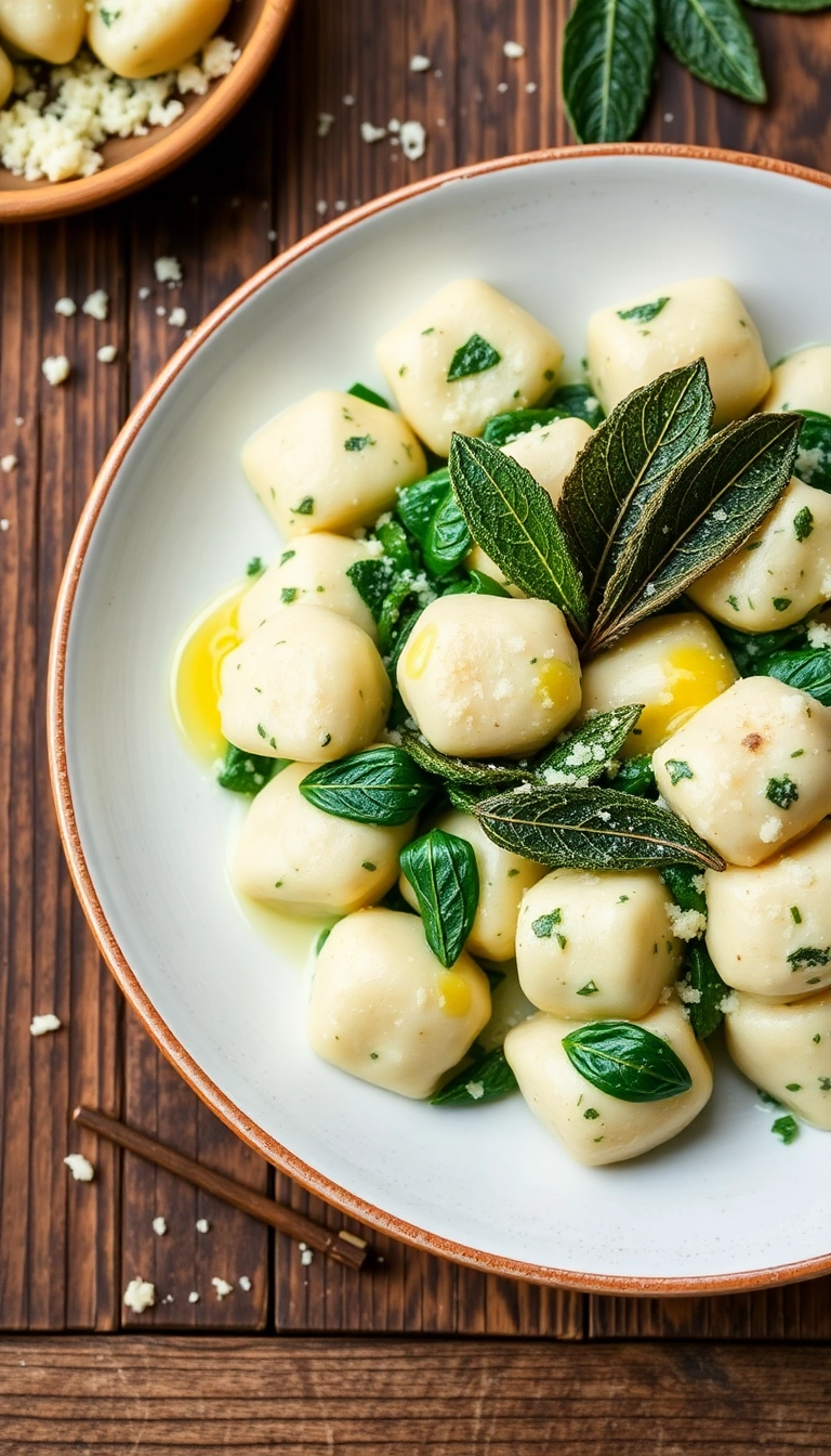 27 Best Italian Side Dishes That'll Make Your Taste Buds Dance! - 15. Spinach and Ricotta Gnocchi