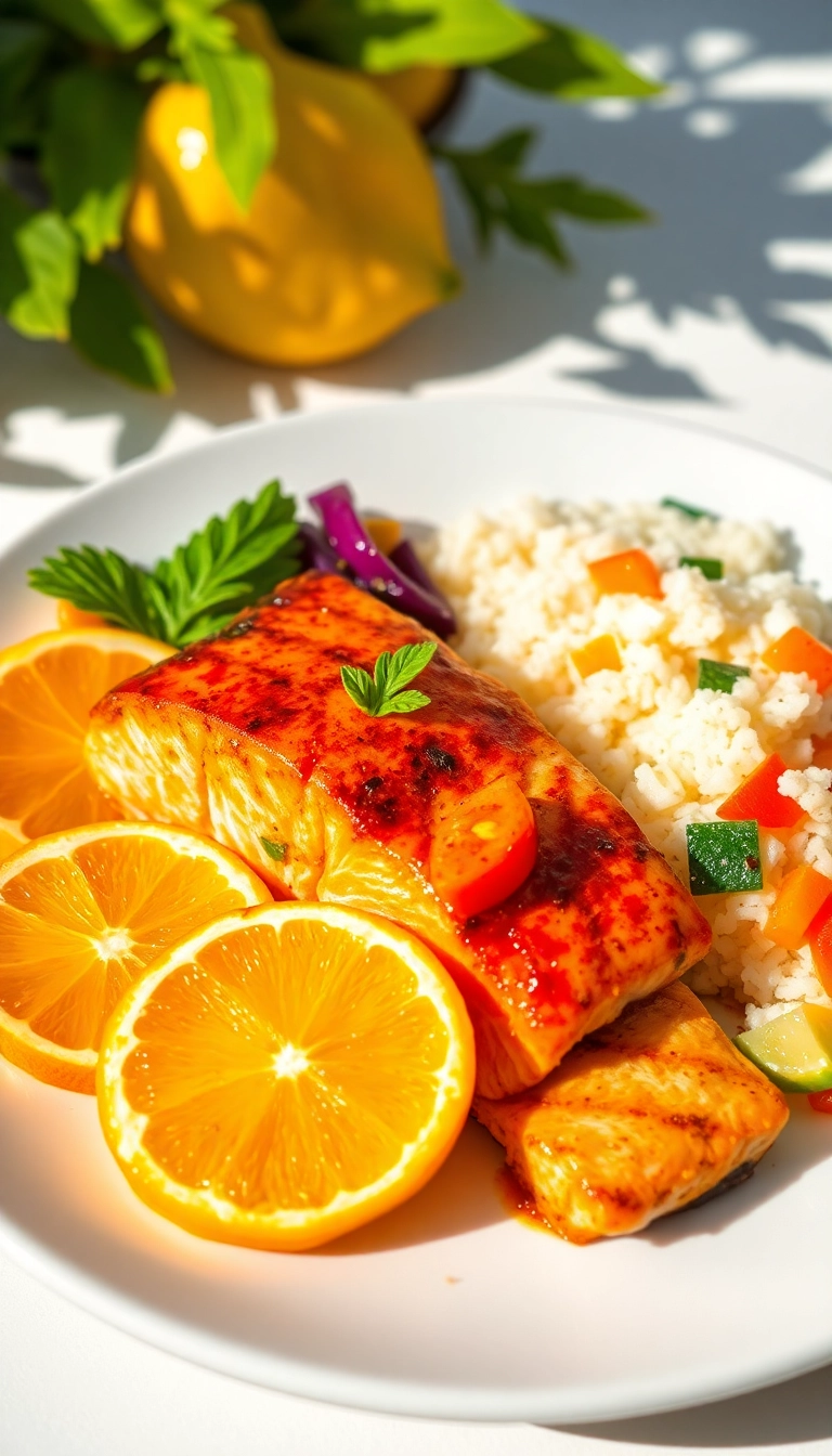 26 Quick and Easy Salmon Recipes for Dinner – Ready in 30 Minutes or Less! - 13. Citrus Glazed Salmon