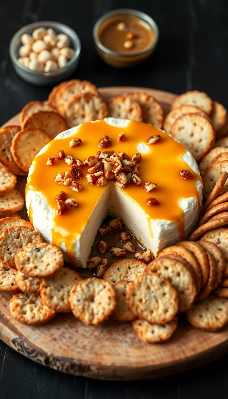 35 Gourmet Dinner Recipes That Will Impress Your Guests (You Won't Believe #17!) - 14. Baked Brie with Honey and Nuts