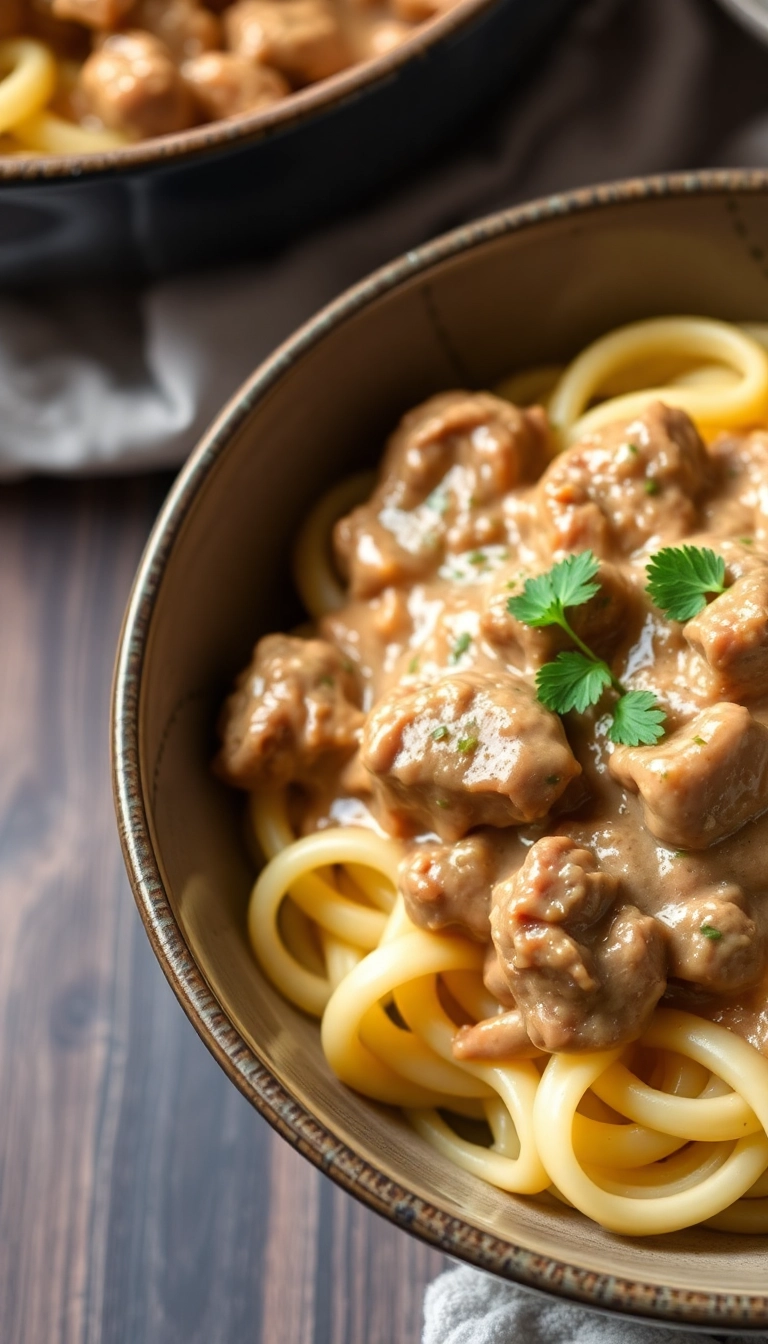 24 Hearty Winter Dinner Ideas That Will Make You Forget the Chill (Trust Us, #5 Is a Must-Try!) - 6. Savory Beef Stroganoff