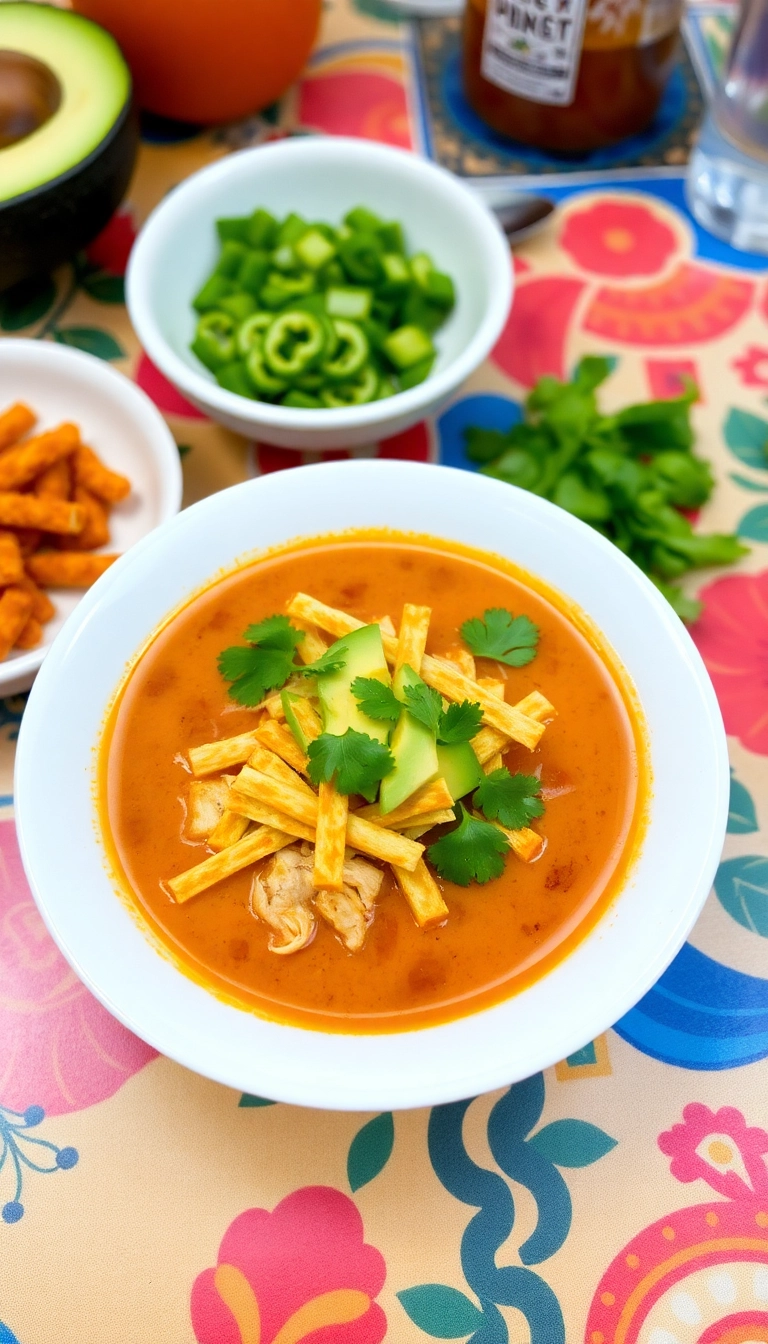 38 Soup Dinner Ideas That Will Warm Your Soul (You Won't Believe #17!) - 21. Chicken Tortilla Soup