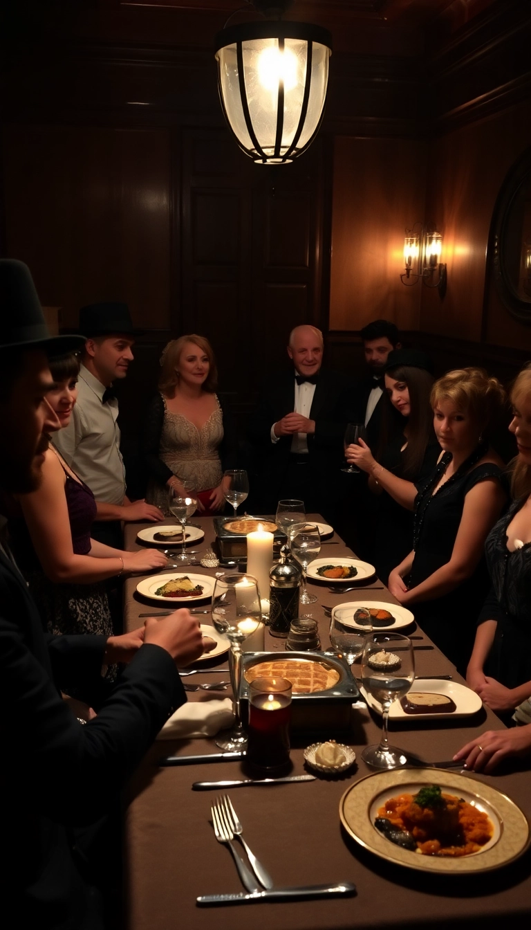 25 Unforgettable Birthday Dinner Party Ideas That Will Wow Your Guests! - 5. Themed Murder Mystery Dinner