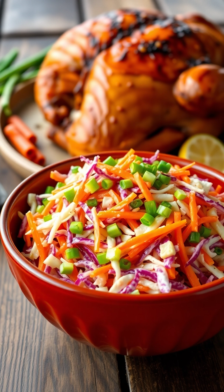 24 Genius Side Dishes for Smoked Chicken (You Need #15!) - 4. Tangy Coleslaw