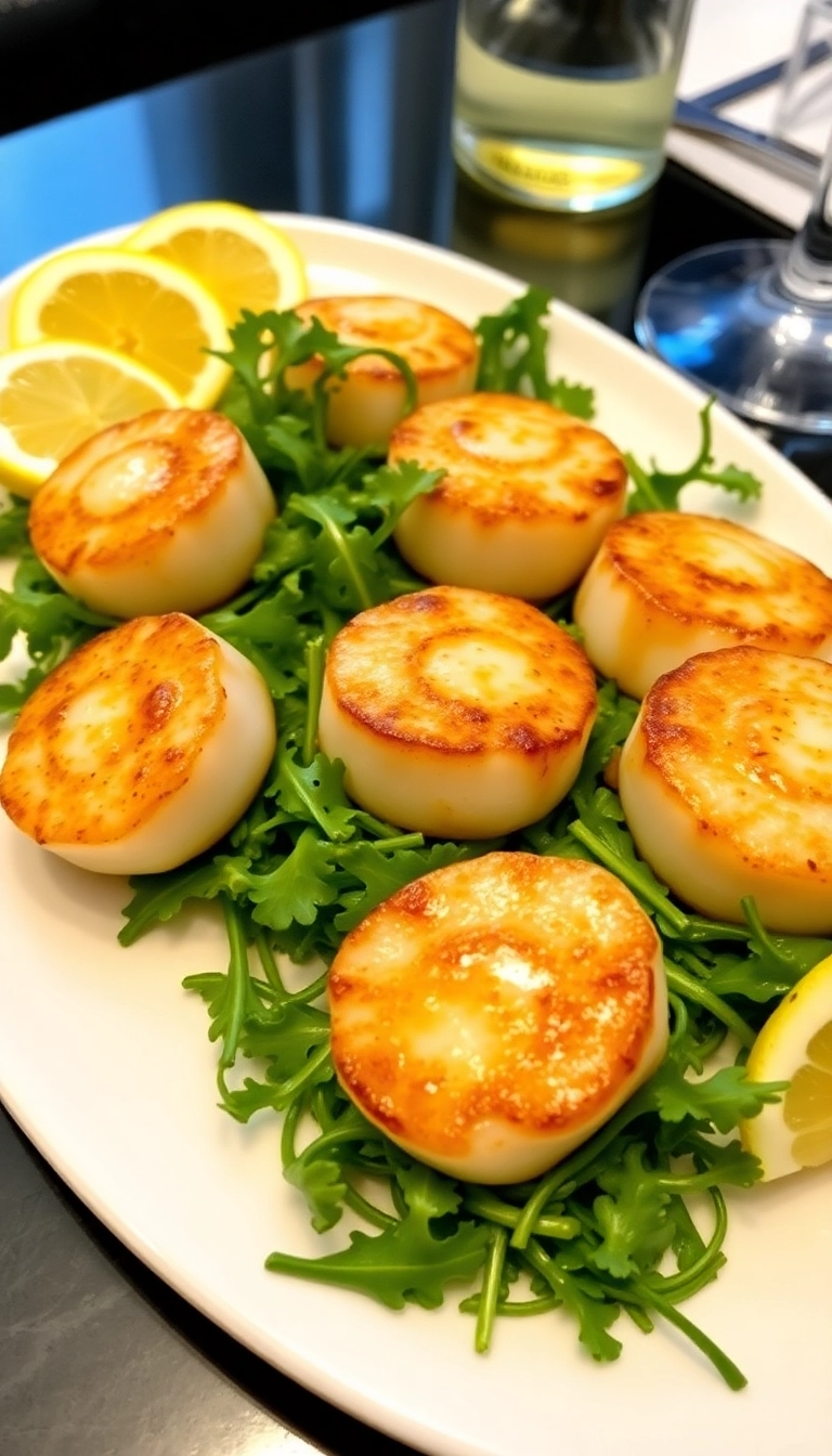 35 Gourmet Dinner Recipes That Will Impress Your Guests (You Won't Believe #17!) - 12. Seared Scallops with Lemon Butter