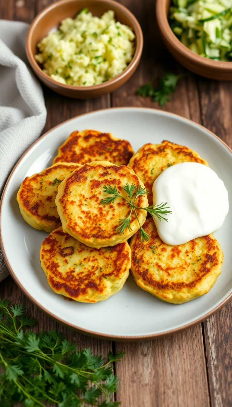 27 Best Italian Side Dishes That'll Make Your Taste Buds Dance! - 10. Zucchini Fritters