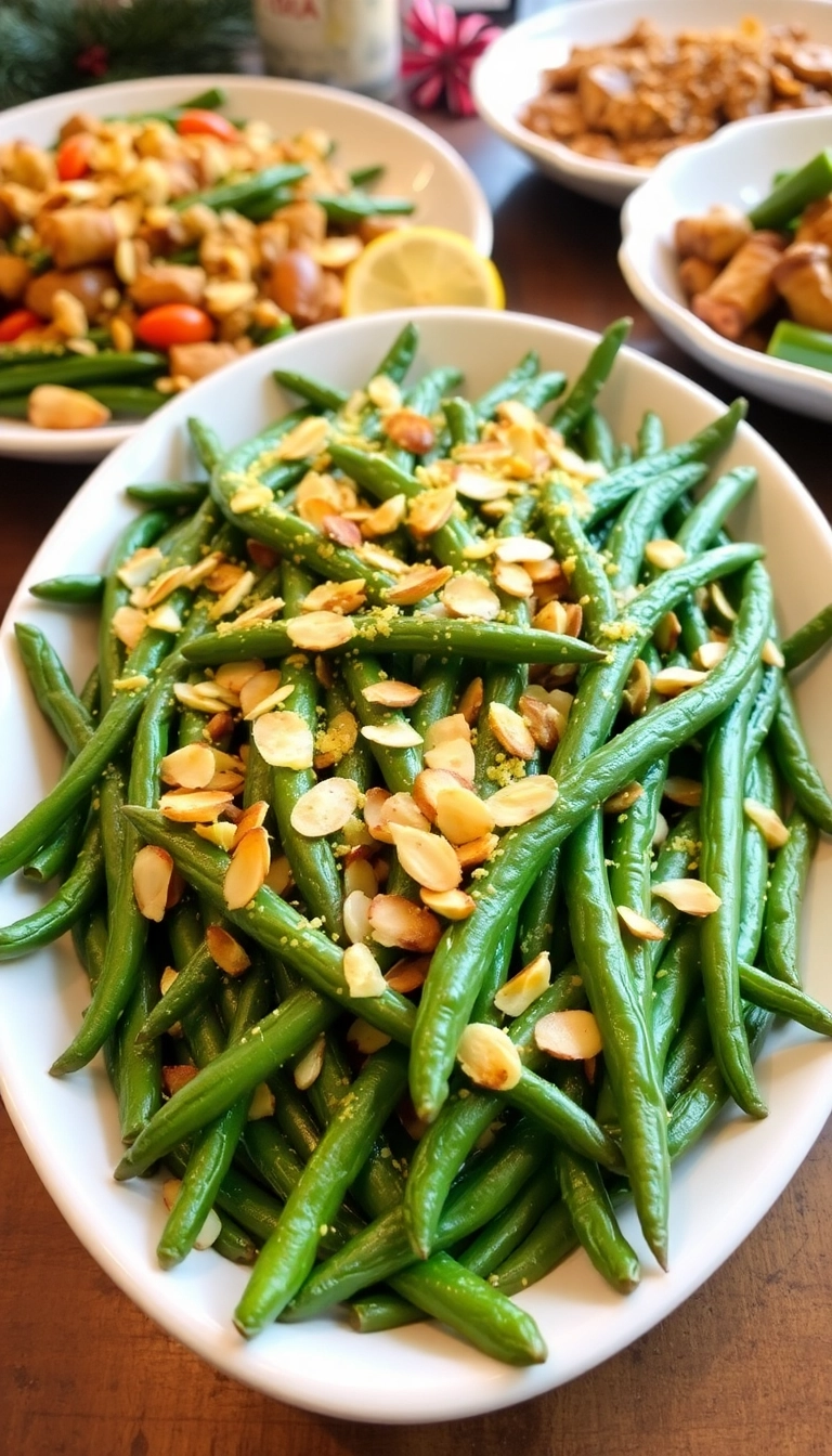 38 Thanksgiving Recipes Ideas You Won't Believe Are This Easy! - 5. Green Bean Almondine