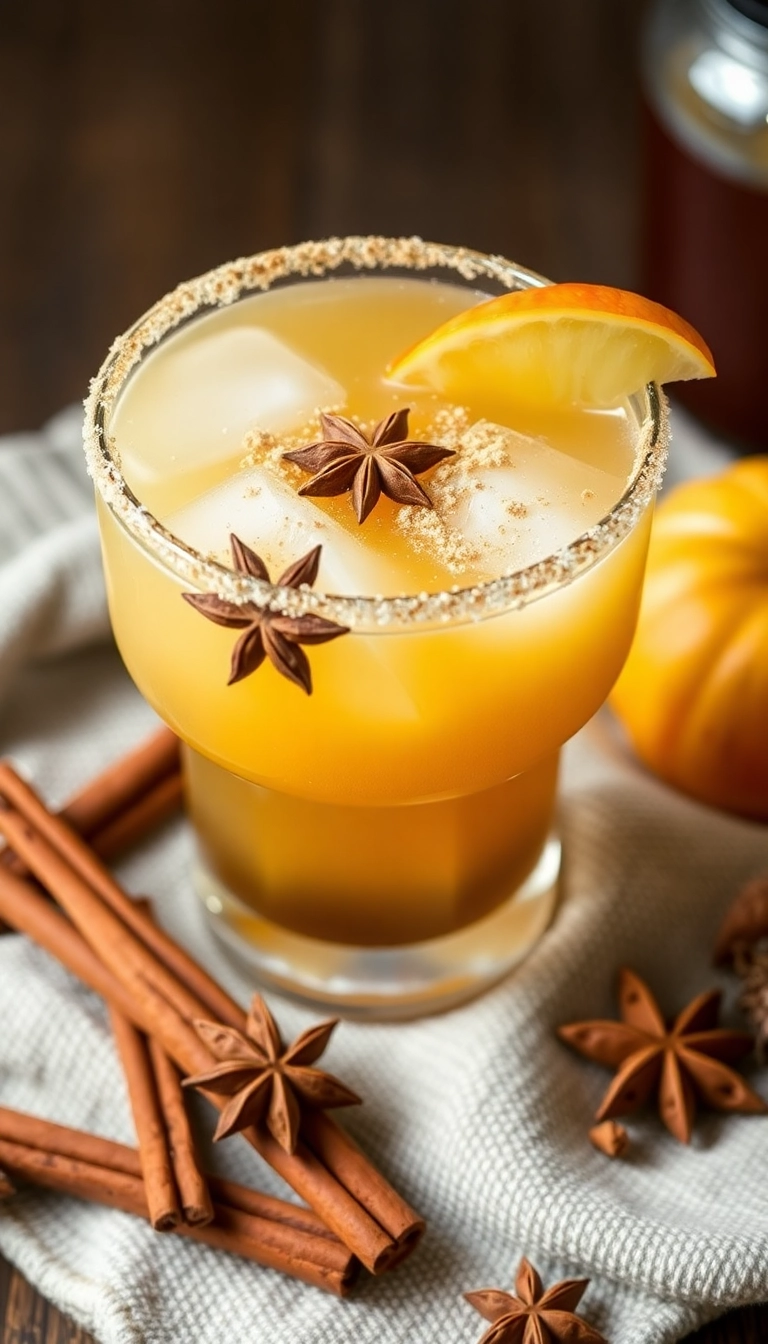 33 Apple Cider Margarita Ideas That Will Steal the Show at Your Next Party! - Spiced Apple Cider Margarita