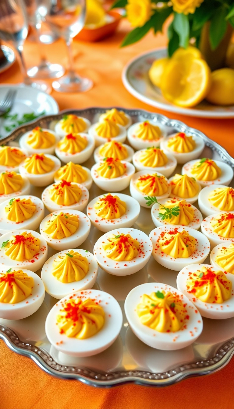 22 Easy DIY Party Finger Food Ideas That Will Wow Your Guests! - 12. Deviled Eggs