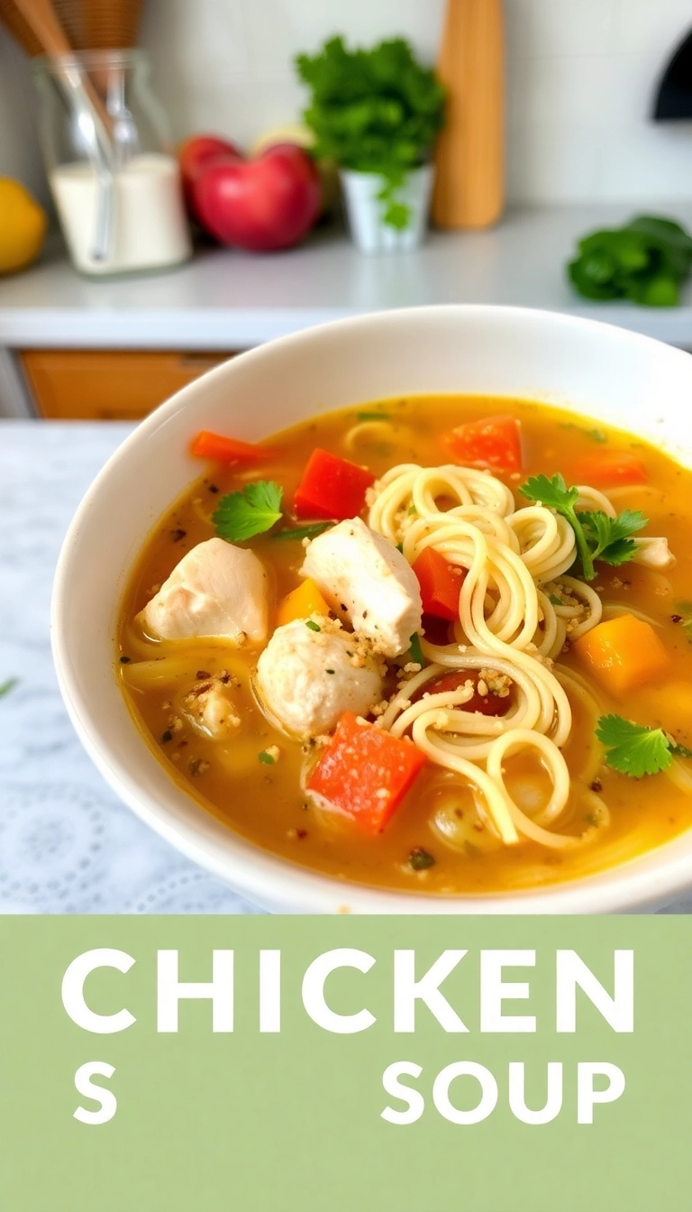 25 Chicken Noodle Soup Ideas That Will Warm Your Heart (You Won't Believe #12!) - Chicken Noodle Soup with Quinoa