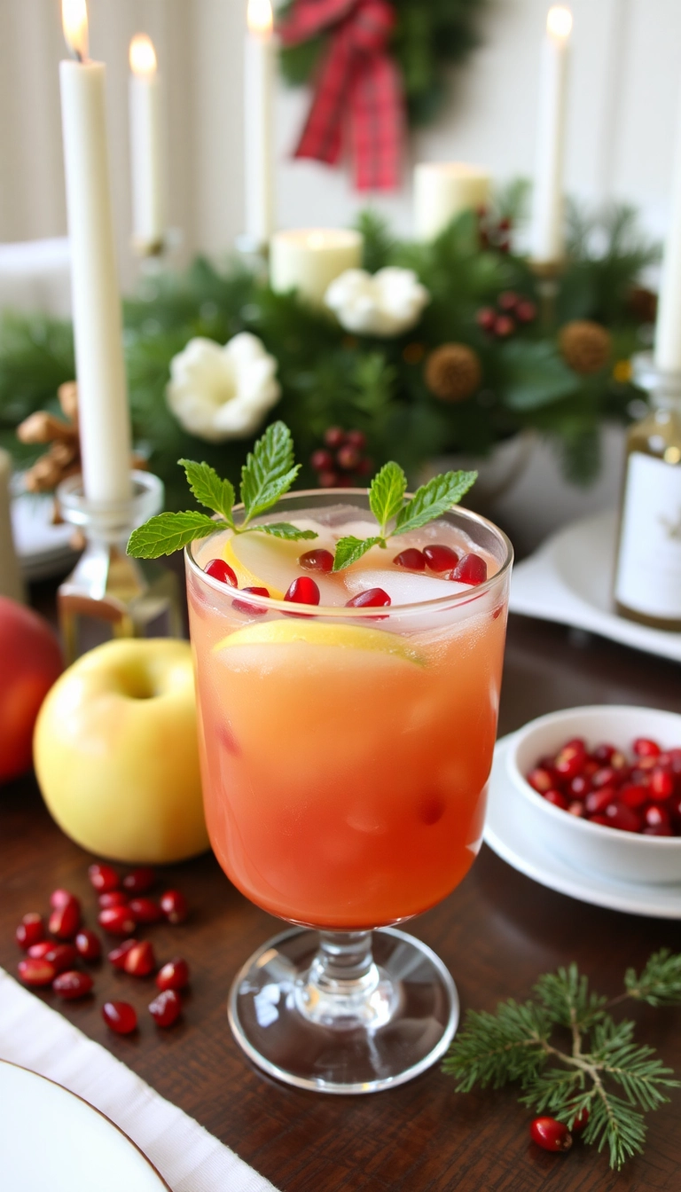 34 Apple Cider Cocktail Ideas That'll Make You Fall in Love with Autumn! - 20. Apple Cider and Pomegranate Cocktail