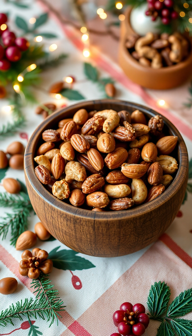 22 Christmas Eve Dinner Ideas That’ll Make You the Star of the Holiday Feast! - 15. Spiced Nuts