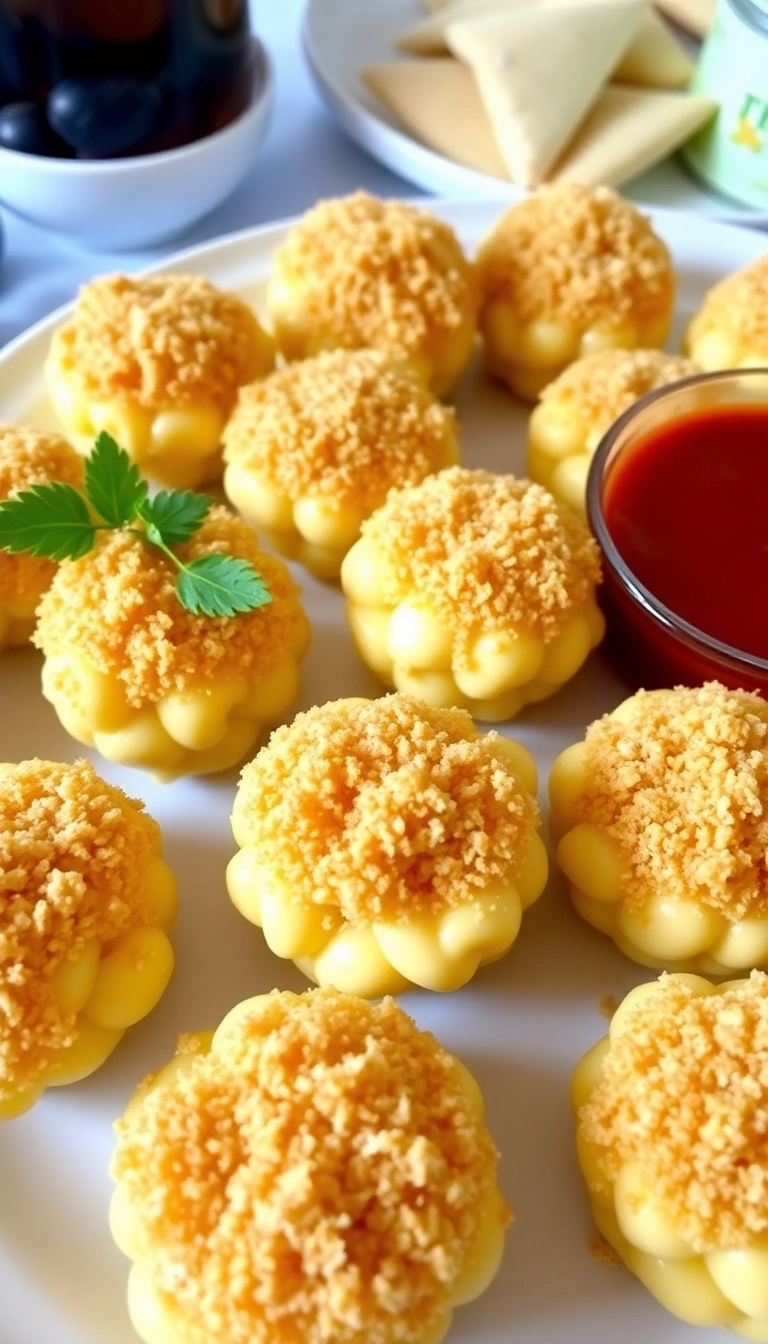 26 Junk Food Snacks Ideas That Will Steal the Show at Your Next Party! - 22. Mac and Cheese Bites