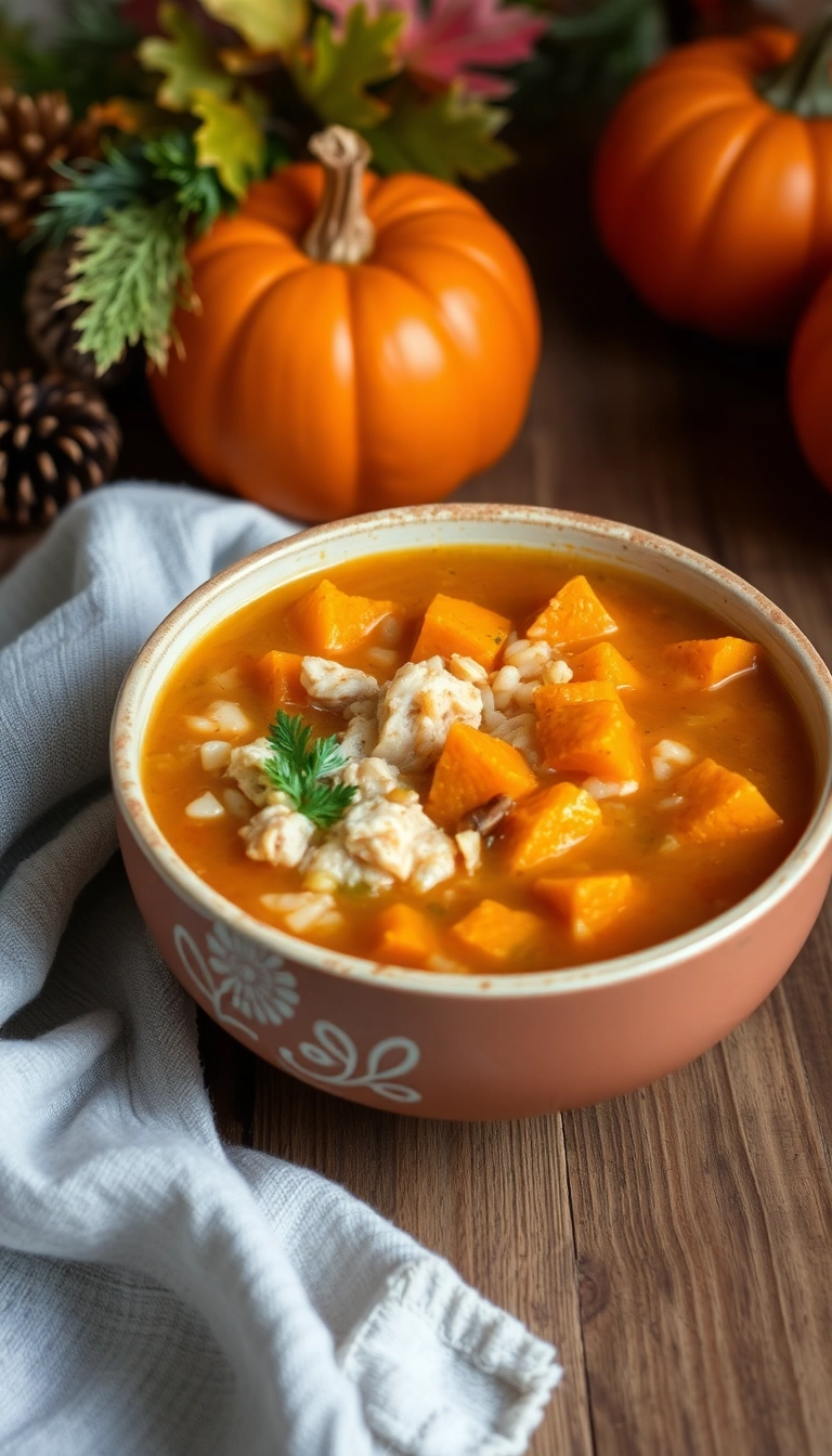 26 Cozy Chicken Wild Rice Soup Ideas Perfect for Fall (Trust Us, #5 Is Amazing!) - 11. Chicken Wild Rice Soup with Sweet Potatoes