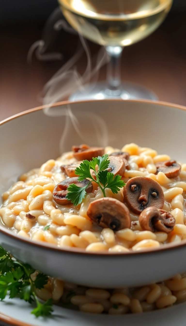 24 Hearty Winter Dinner Ideas That Will Make You Forget the Chill (Trust Us, #5 Is a Must-Try!) - 2. Creamy Mushroom Risotto