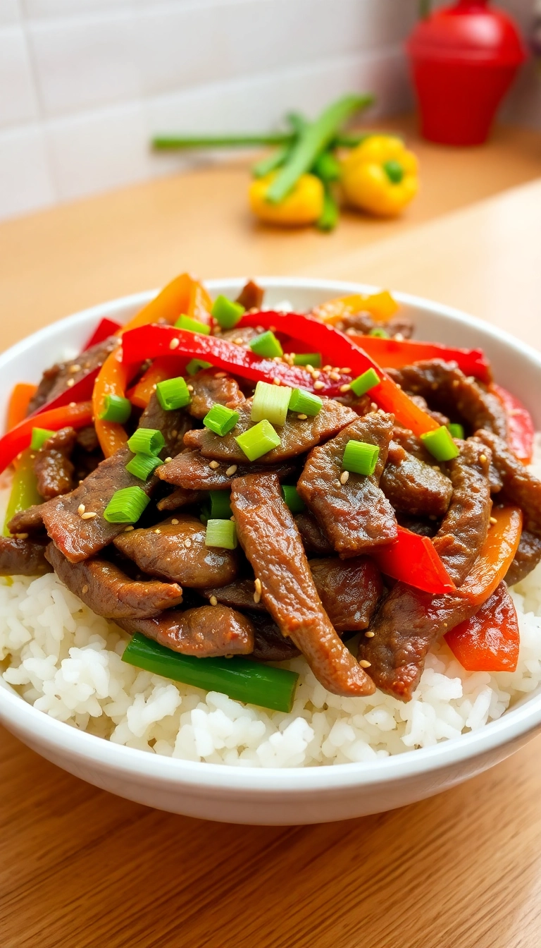 32 Easy Beef Meal Prep Ideas That Will Simplify Your Week! - 15. Beef Stir-Fry with Peppers