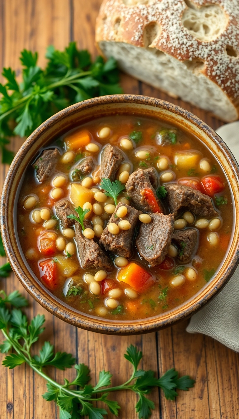 37 Cozy Winter Soup Ideas That'll Warm You Up from the Inside Out! - 6. Beef Barley Soup