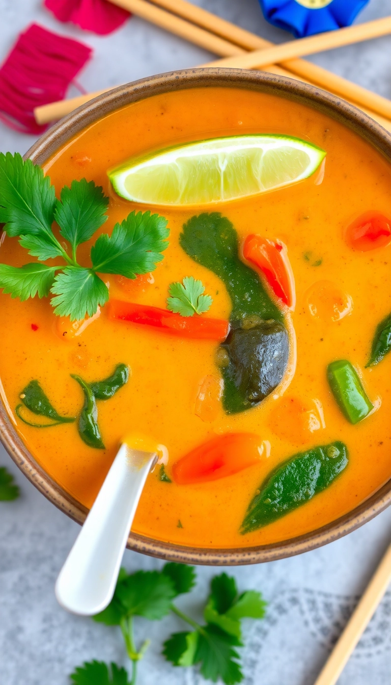 37 Mouthwatering Soup Recipes That Will Warm Your Soul (You Won't Believe #15!) - 4. Thai Coconut Curry Soup