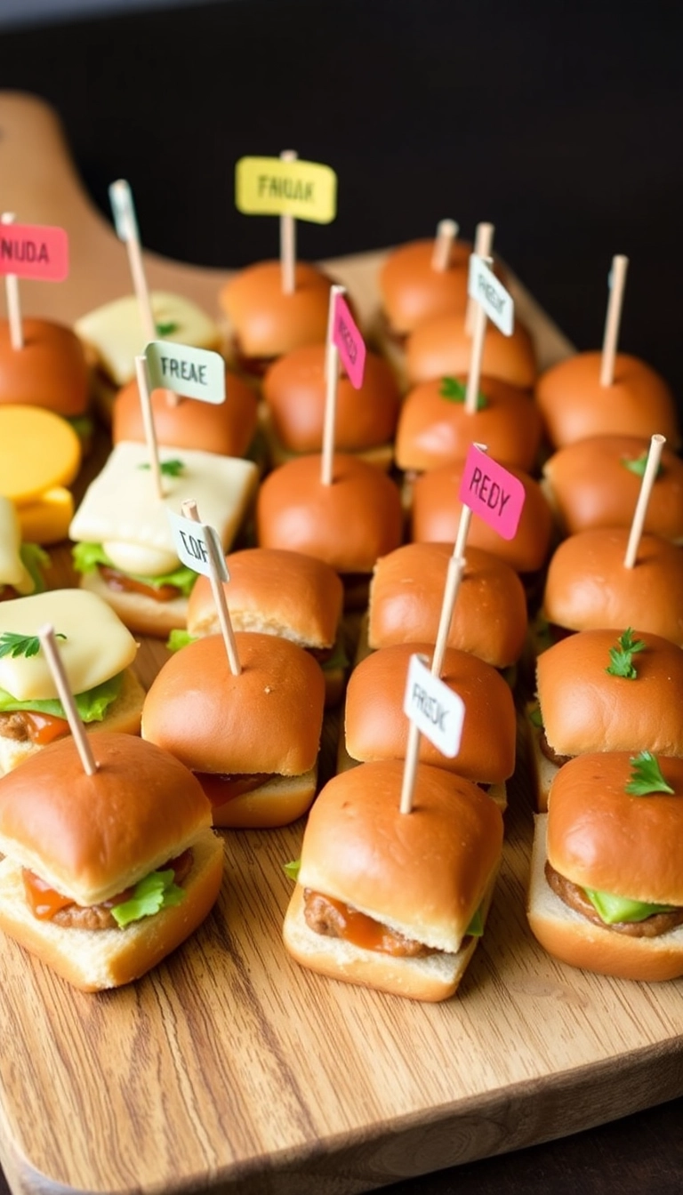 26 Junk Food Snacks Ideas That Will Steal the Show at Your Next Party! - 2. Mini Sliders