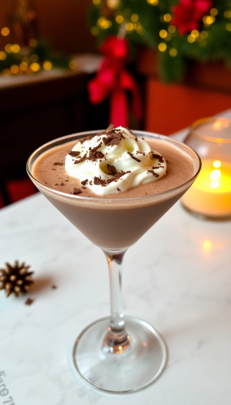 23 Winter Party Drink Ideas That'll Impress Your Guests (You Won't Believe #12!) - 3. Hot Chocolate Martini