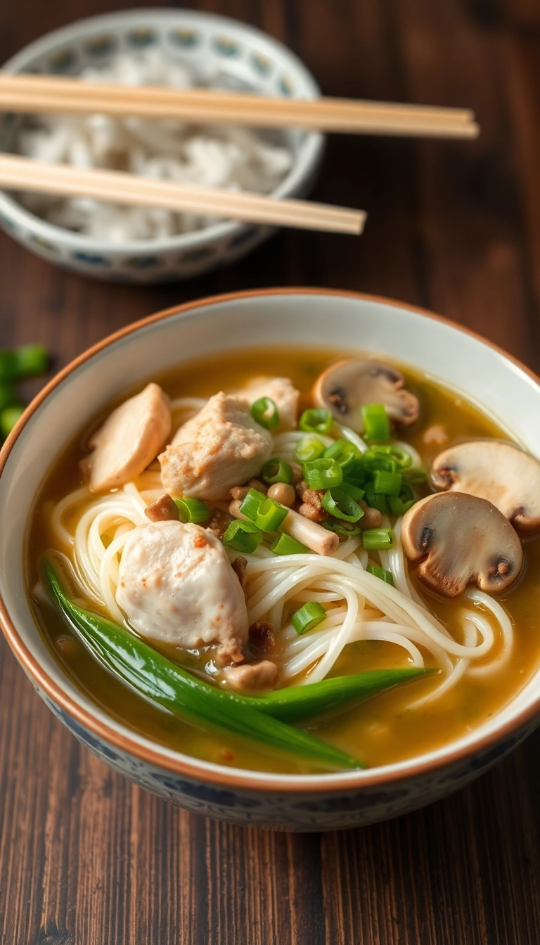 25 Chicken Noodle Soup Ideas That Will Warm Your Heart (You Won't Believe #12!) - Asian-Inspired Chicken Noodle Soup