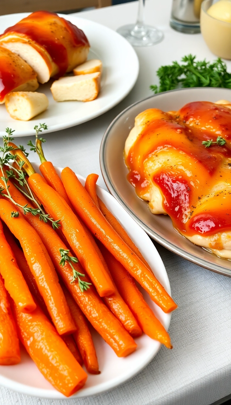 22 Best Side Dishes for Chicken Cordon Bleu That Will Steal the Show! - Honey-Glazed Carrots