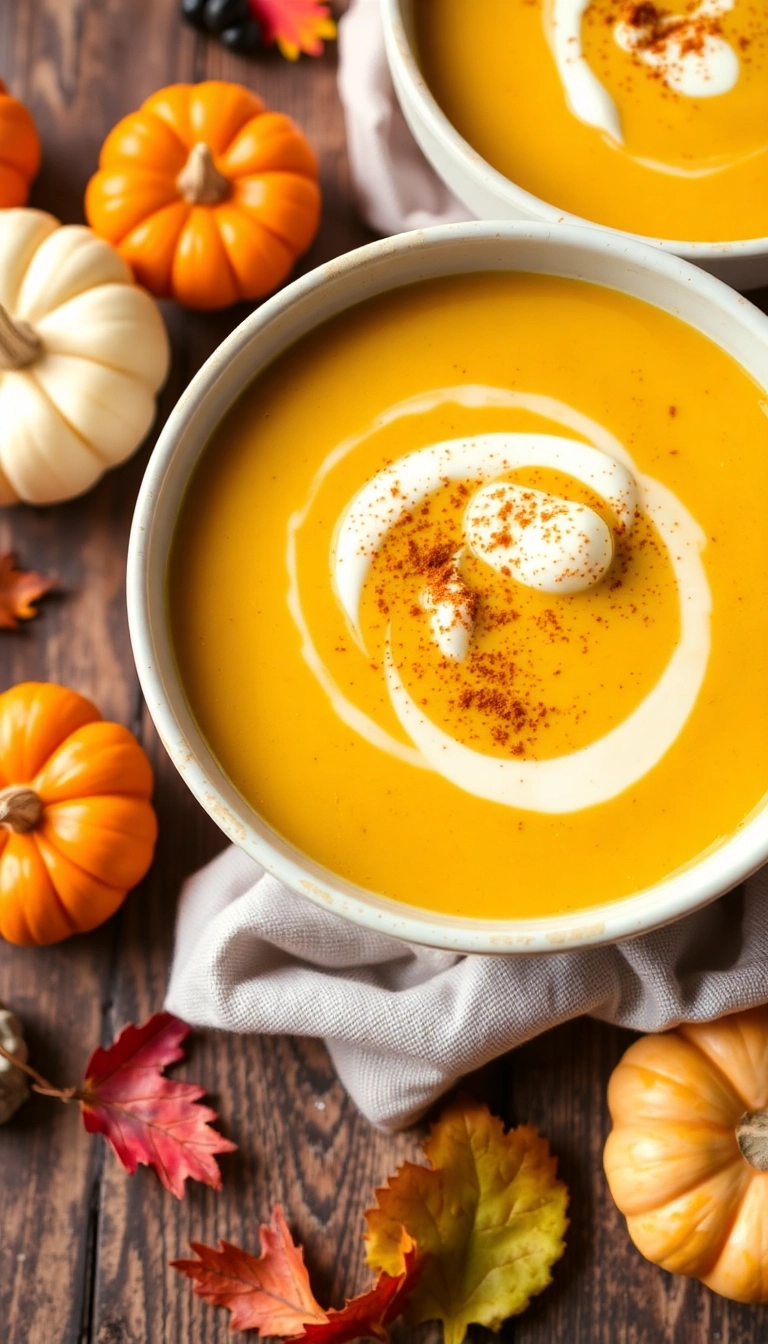 22 Healthy Soup Recipes That Taste Amazing (You'll Love #10!) - 17. Pumpkin Spice Soup