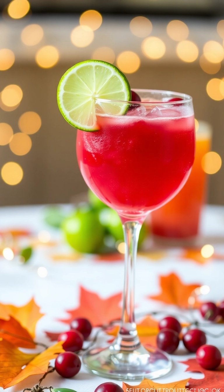 33 Apple Cider Margarita Ideas That Will Steal the Show at Your Next Party! - Cranberry Apple Cider Margarita