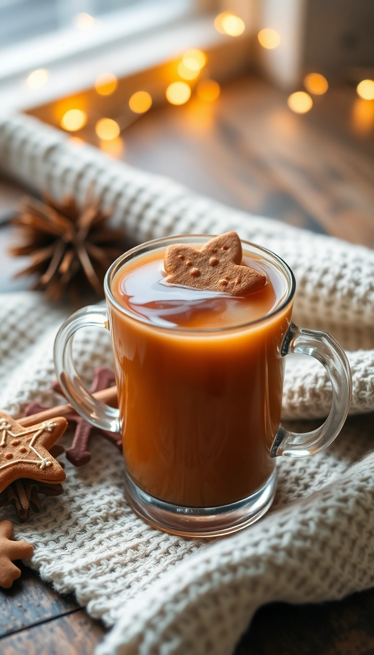 34 Apple Cider Cocktail Ideas That'll Make You Fall in Love with Autumn! - 16. Gingerbread Apple Cider