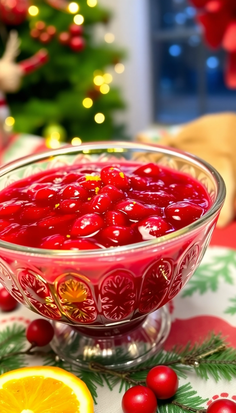 27 Christmas Dinner Party Ideas You Can’t Afford to Miss (Especially #13!) - 6. Cranberry Sauce with Orange Zest